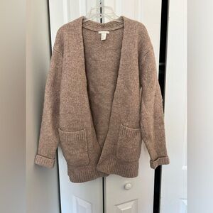 H&M Tan Cardigan Sweater XS